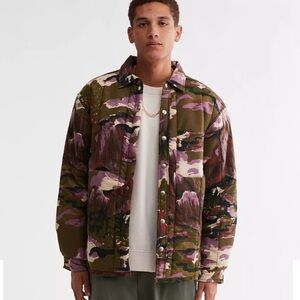 Urban Outfitters Multicolor Camouflage Field Jacket